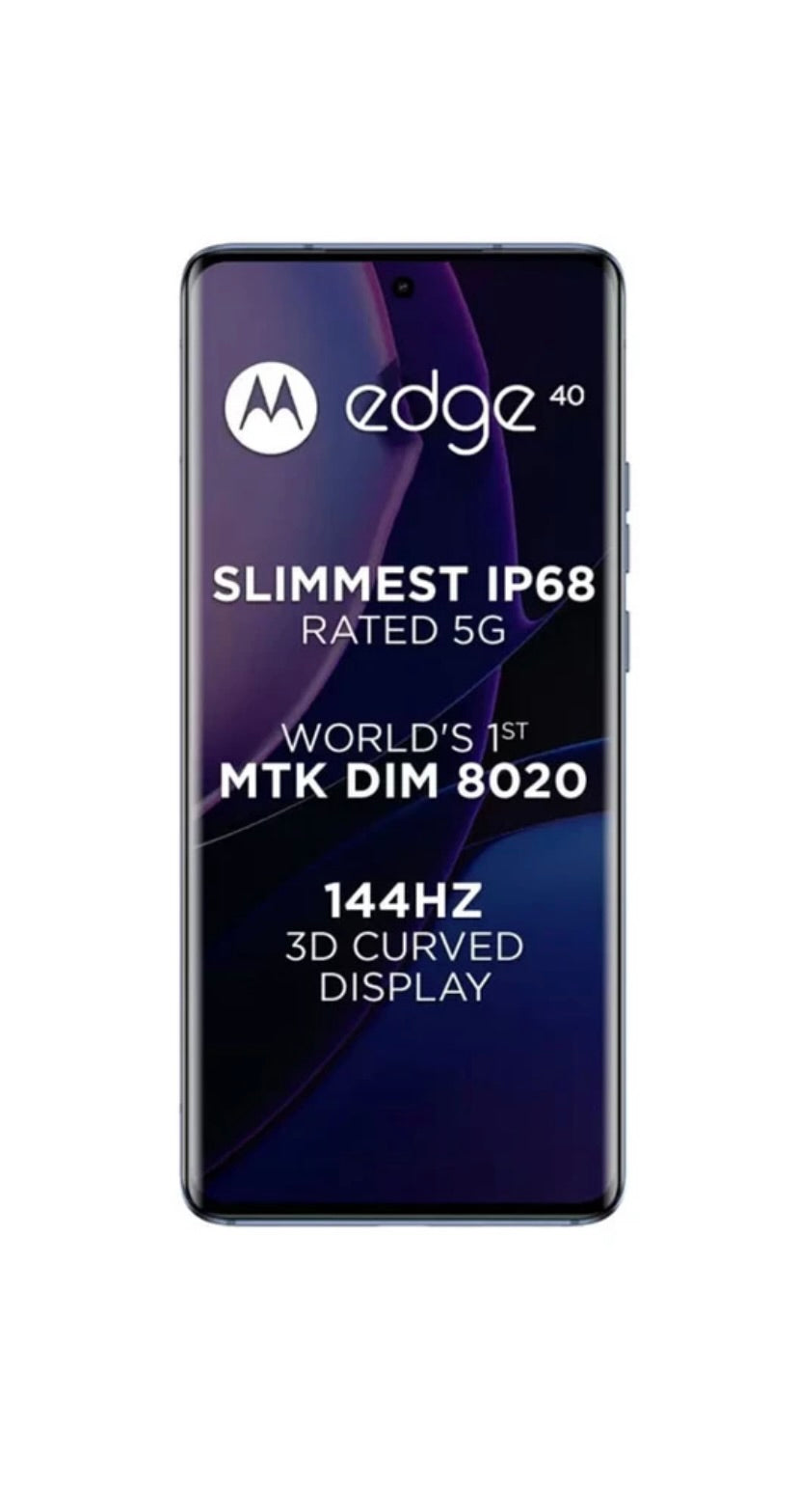 MOTOROLA Edge 40 Eclipse Black 8GB RAM, 256GB ROM (1 Year Seller Warranty Support)