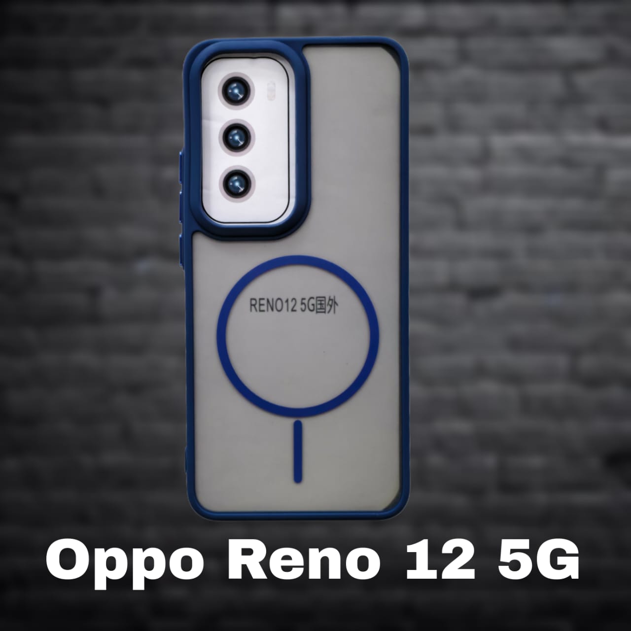 Premium Back Cover for Oppo Reno 12 5G ( Shock Proof , high Quality Material) Pack of : 1