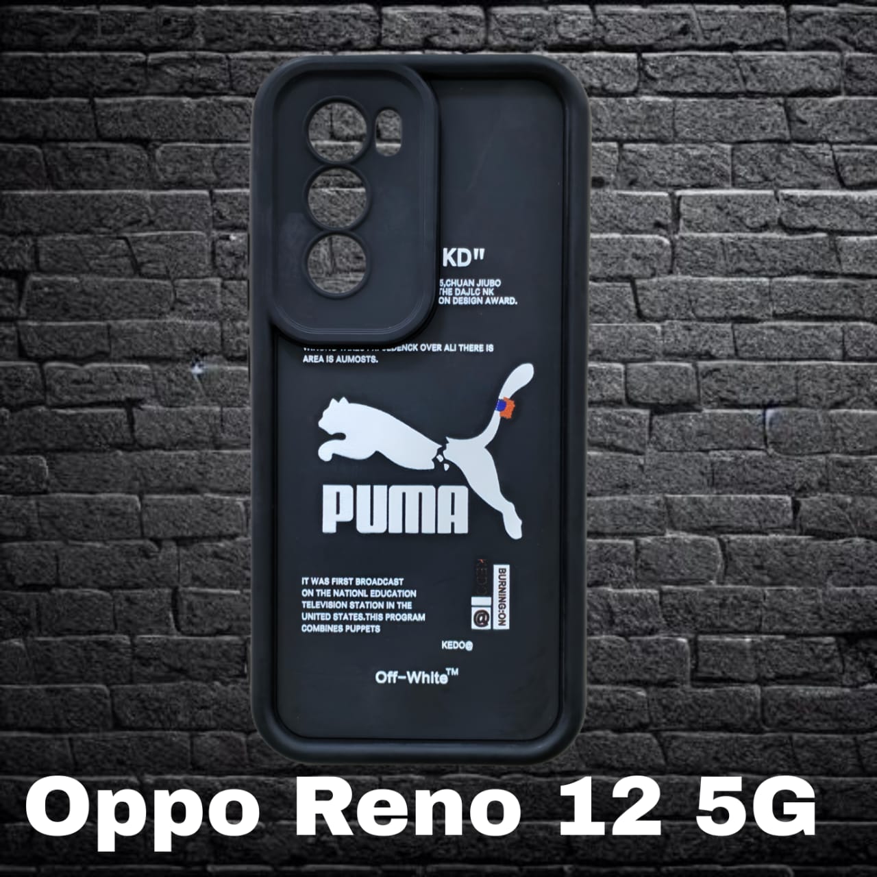 Premium Back Cover for Oppo Reno 12 5G( Shock Proof , high Quality Material) Pack of : 1
