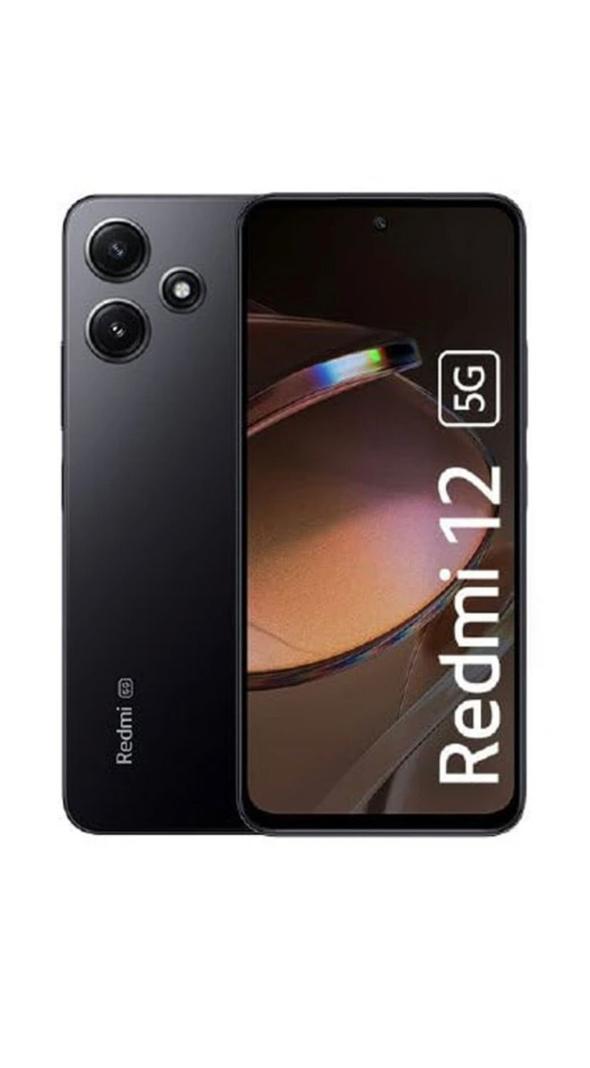 XIAOMI Redmi 12 5G jade black 6GB RAM, 128GB ROM (1 Year Seller Warranty Support)