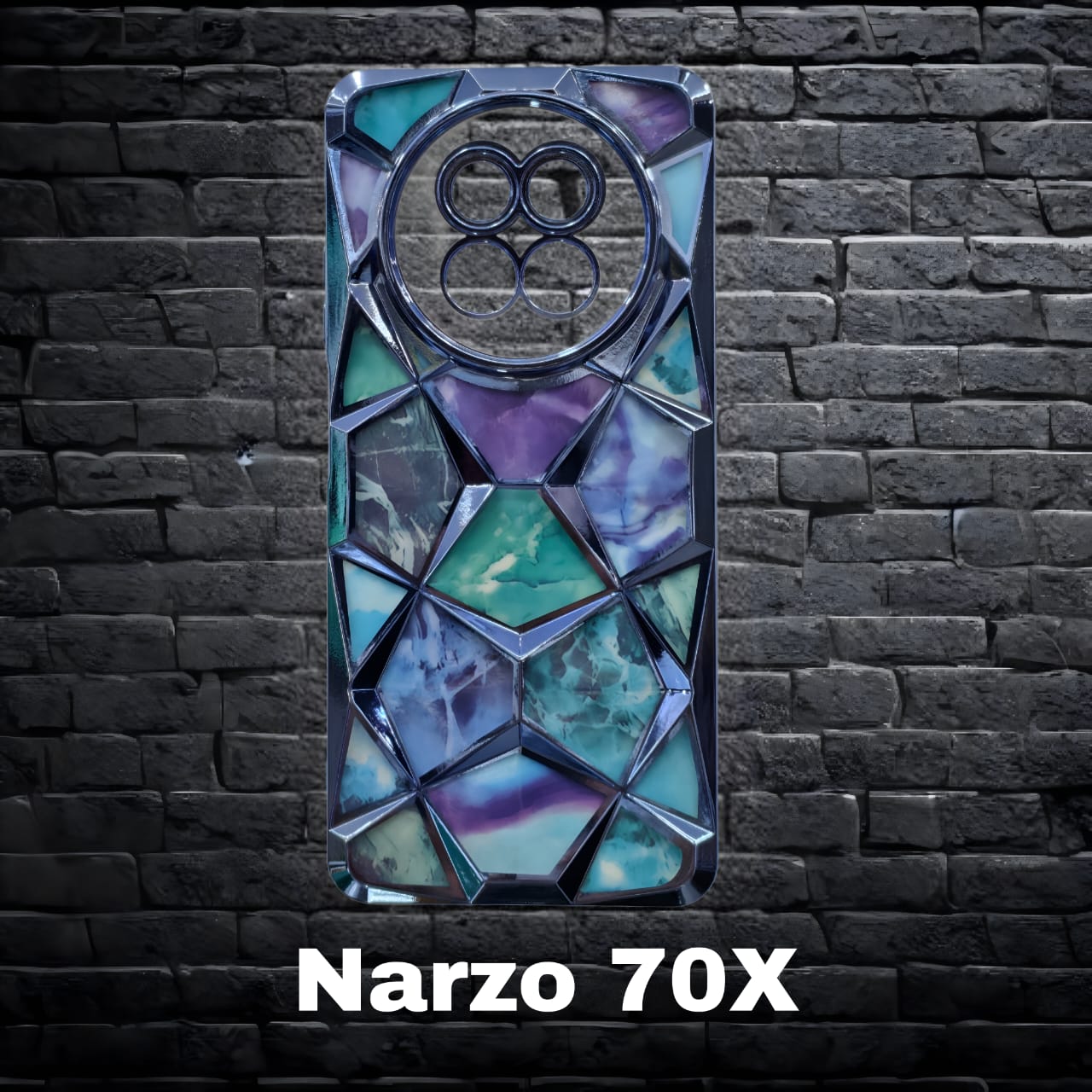 Premium Back Cover for Realme Narzo 70X( Shock Proof , high Quality Material) Pack of : 1