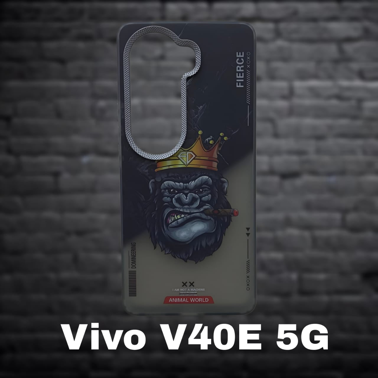 Premium Back Cover for Vivo V40E ( Shock Proof , high Quality Material) Pack of : 1