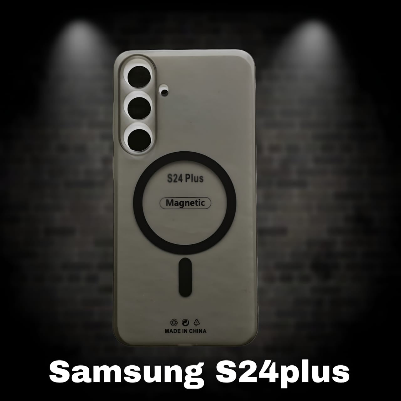 Premium Back Cover for Samsung S 24 Plus( Shock Proof , high Quality Material) Pack of : 1