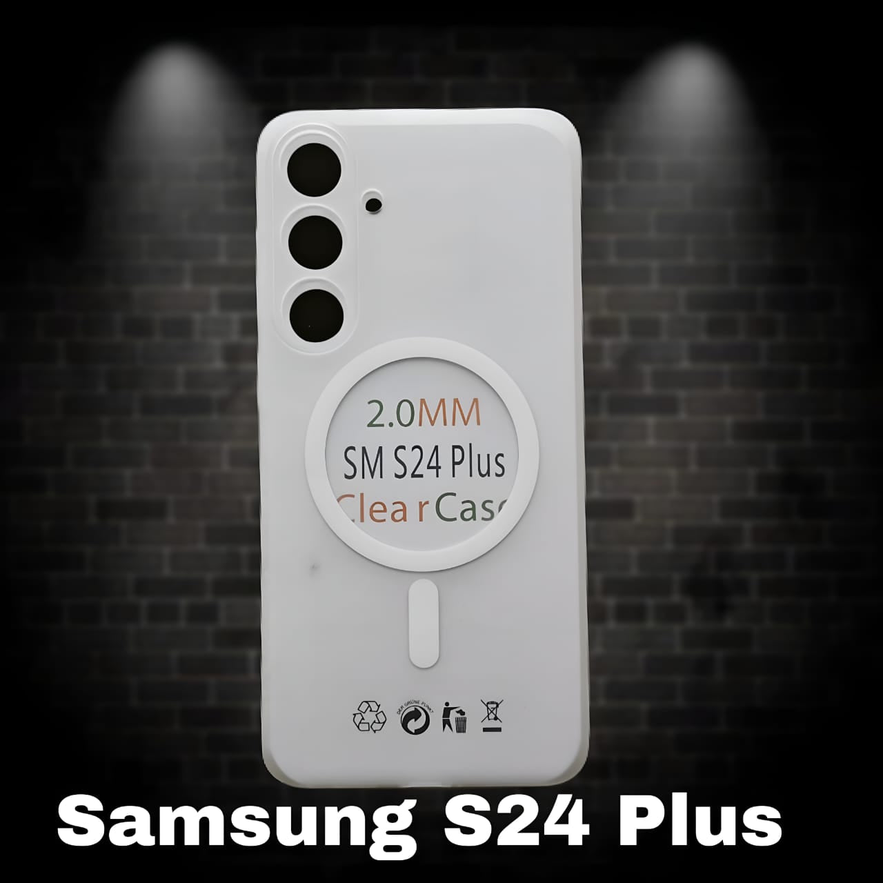 Premium Back Cover for Samsung S 24 Plus( Shock Proof , high Quality Material) Pack of : 1