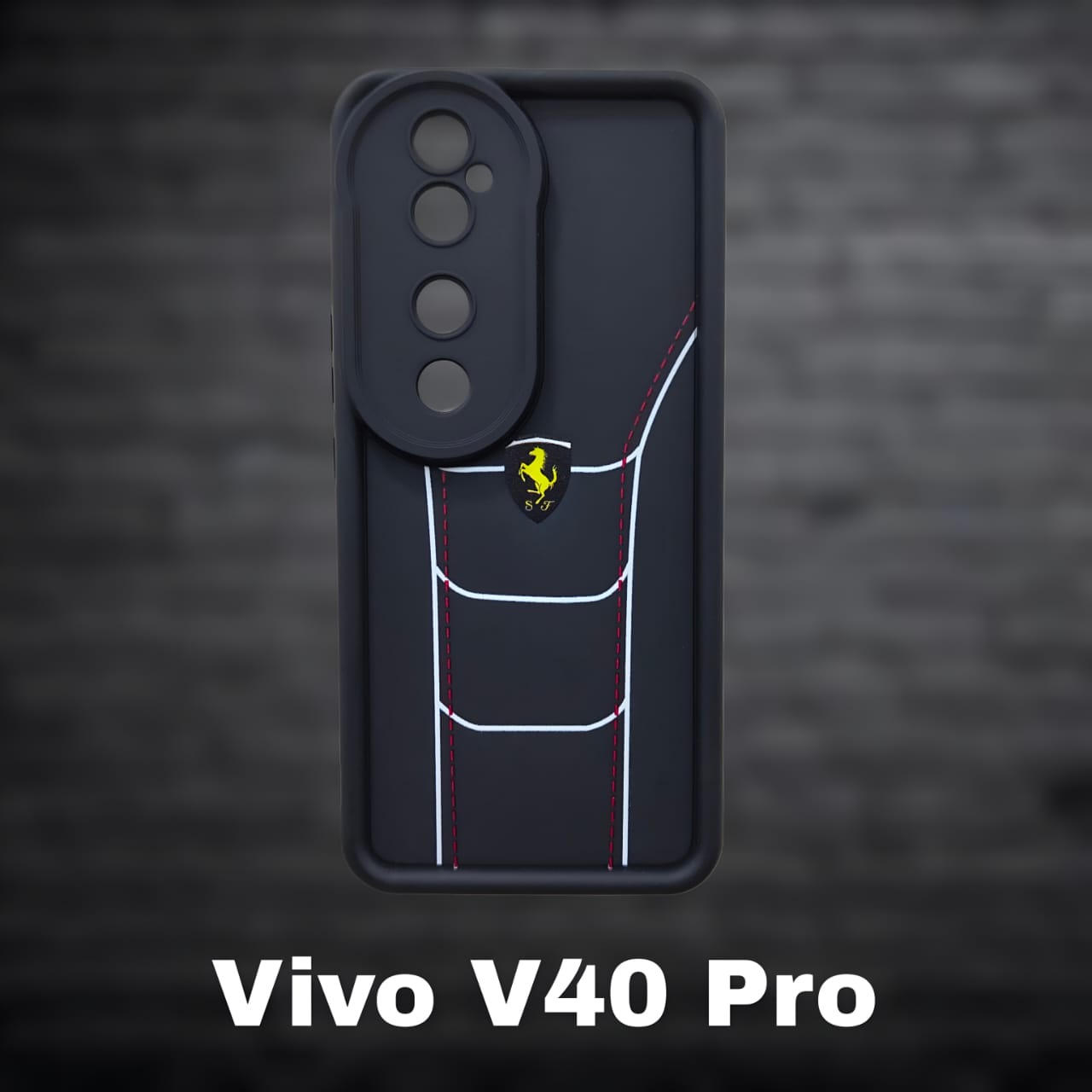 Premium Back Cover for Vivo V40 Pro ( Shock Proof , high Quality Material) Pack of : 1