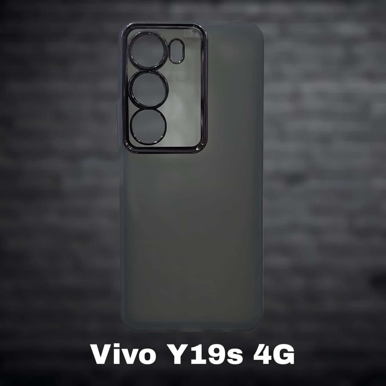 Premium Back Cover for Vivo Y19S 4G ( Shock Proof , high Quality Material) Pack of : 1