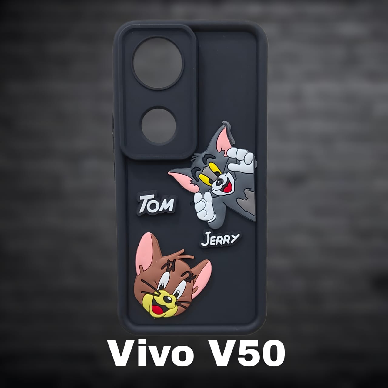 Premium Back Cover for Vivo V50 ( Shock Proof , high Quality Material) Pack of : 1