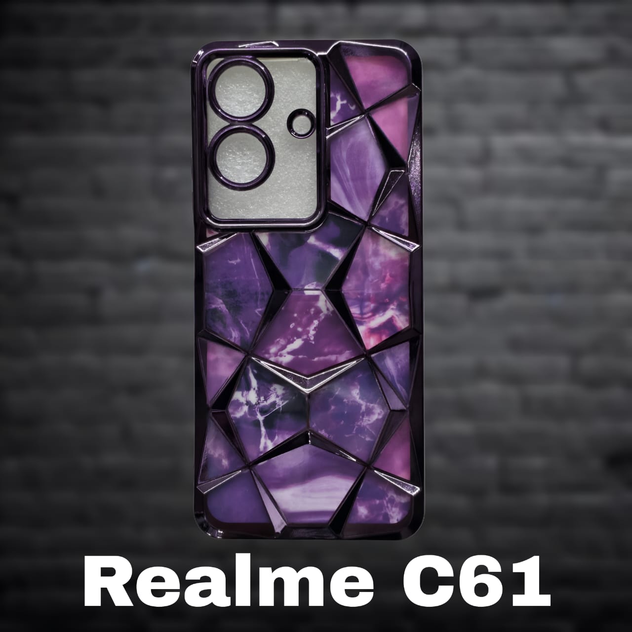Premium Back Cover for Realme C61 ( Shock Proof , high Quality Material) Pack of : 1