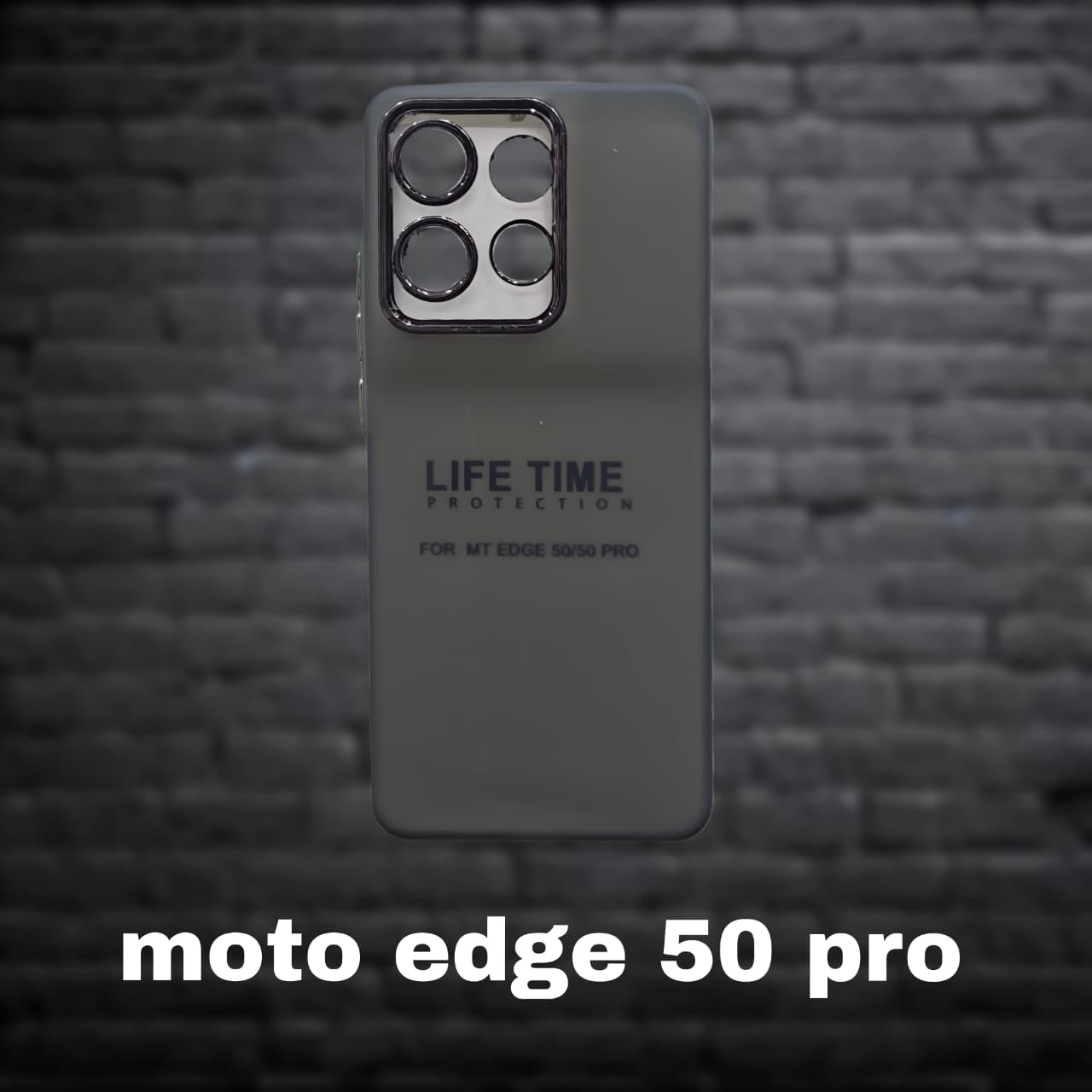 Premium Back Cover for Moto Edge 50 Pro ( Shock Proof , high Quality Material) Pack of : 1