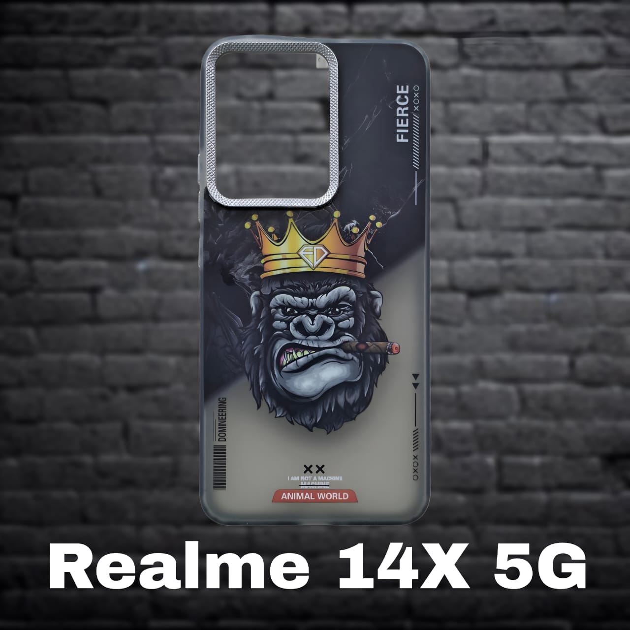 Premium Back Cover for Realme 14X 5G ( Shock Proof , high Quality Material) Pack of : 1