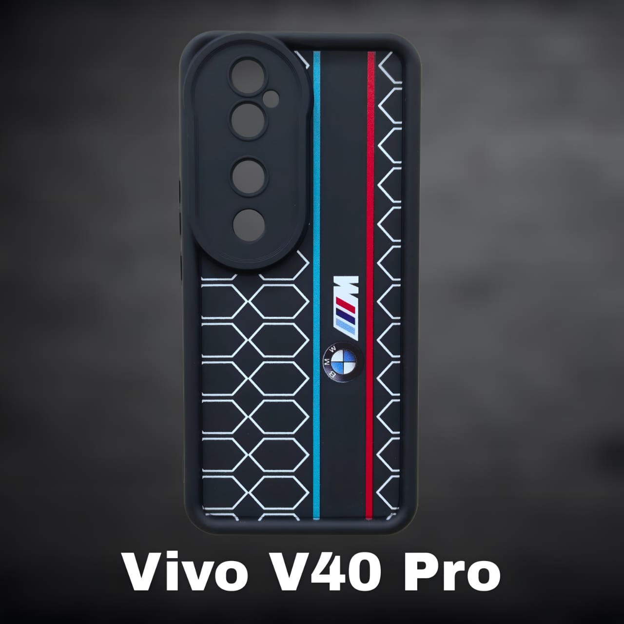 Premium Back Cover for Vivo V40 Pro  ( Shock Proof , high Quality Material) Pack of : 1