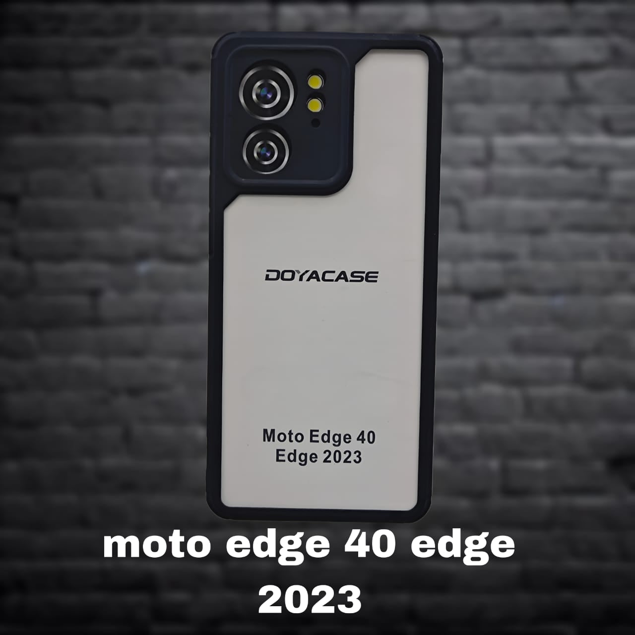 Premium Back Cover for Moto Edge40 Edge 2023 ( Shock Proof , high Quality Material) Pack of : 1