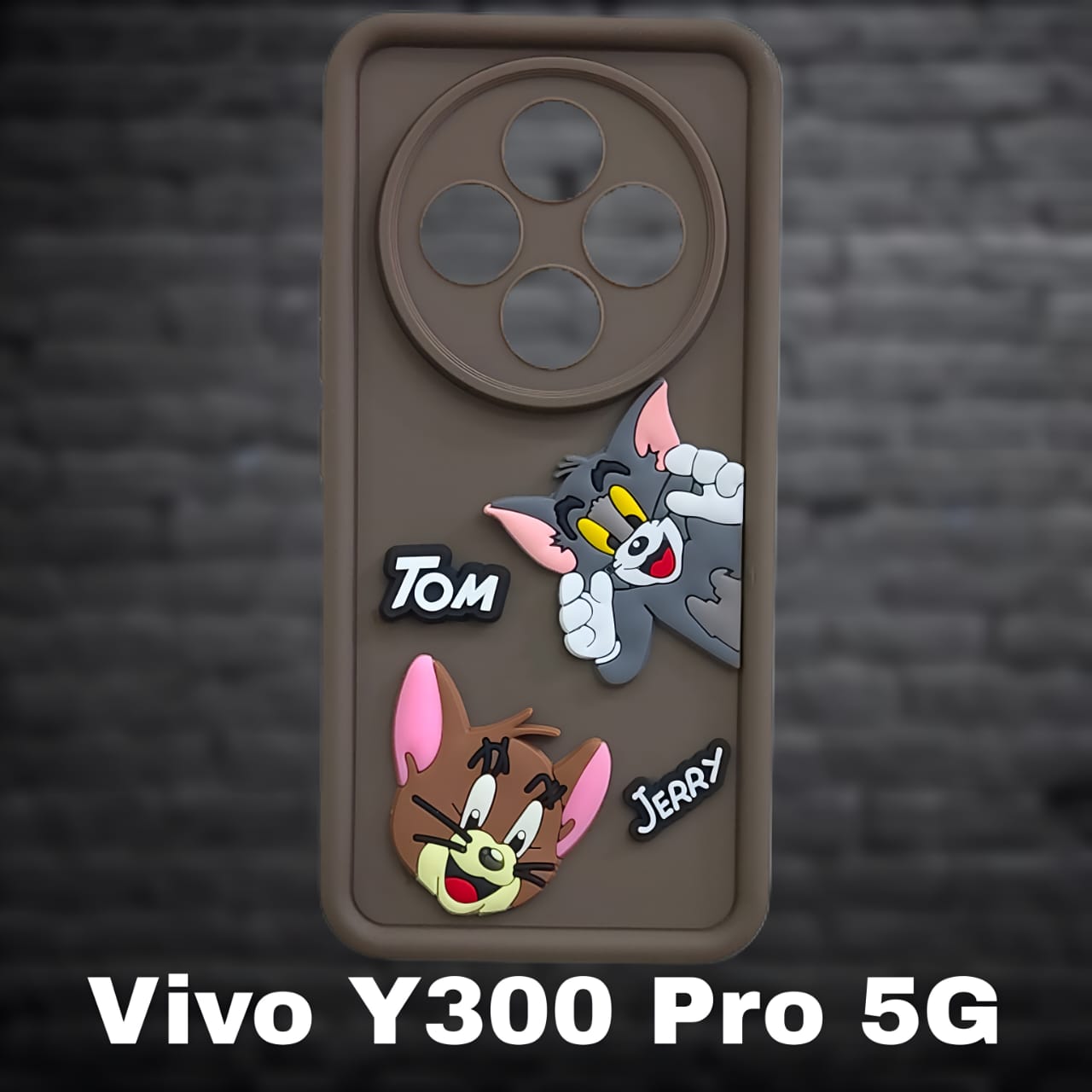 Premium Back Cover for Vivo Y300 Pro 5G ( Shock Proof , high Quality Material) Pack of : 1