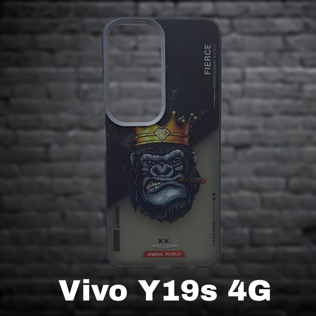 Premium Back Cover for Vivo Y19s 4G( Shock Proof , high Quality Material) Pack of : 1