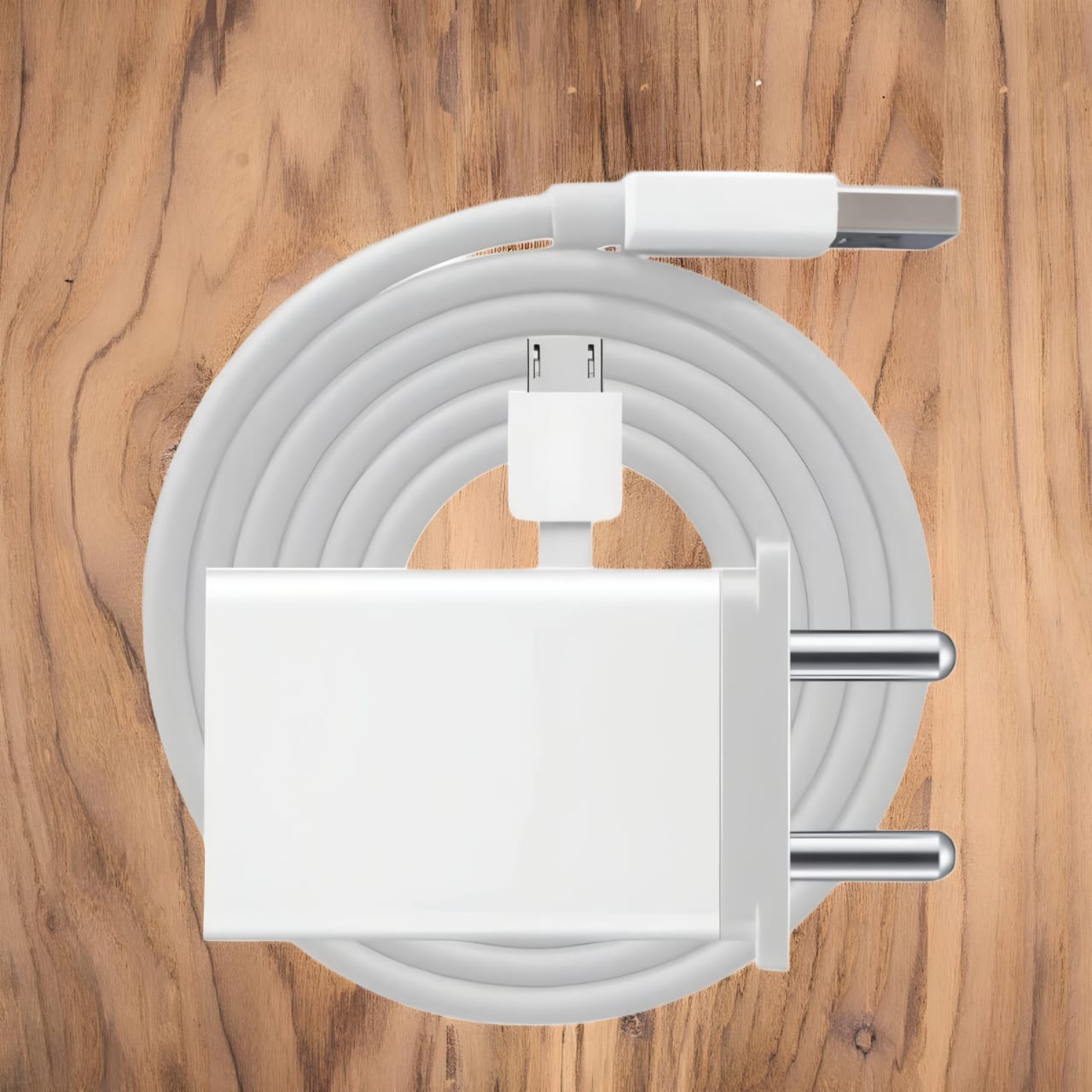 Compatible Oppo 25Watt  Quick Charge 2A Wall Charger for Mobile with Detachable Cable (White, Cable Included)( Brand New , 1 Year warranty )