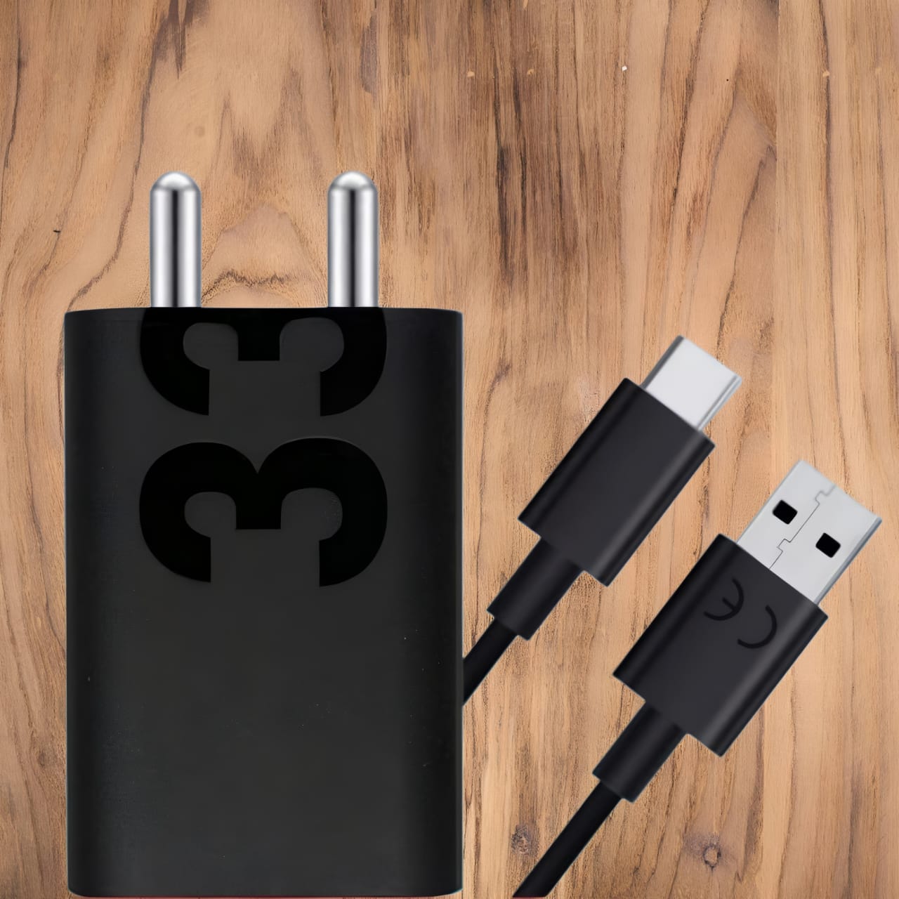 Compatible Motorola 33Watt Turbo Charge 6A Wall Charger for Mobile with Detachable Cable (Black, Cable Included)( Brand New , 1 Year warranty )