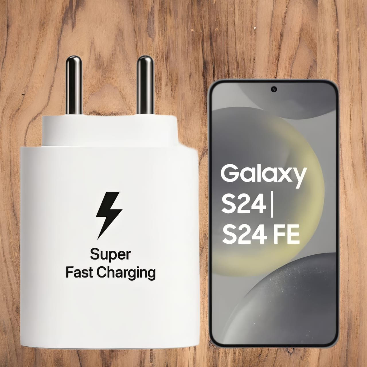 Compatible Samsung 20Watt Super Fast Charge 6A Wall Charger for Mobile (White, Brand New , 1 Year warranty )