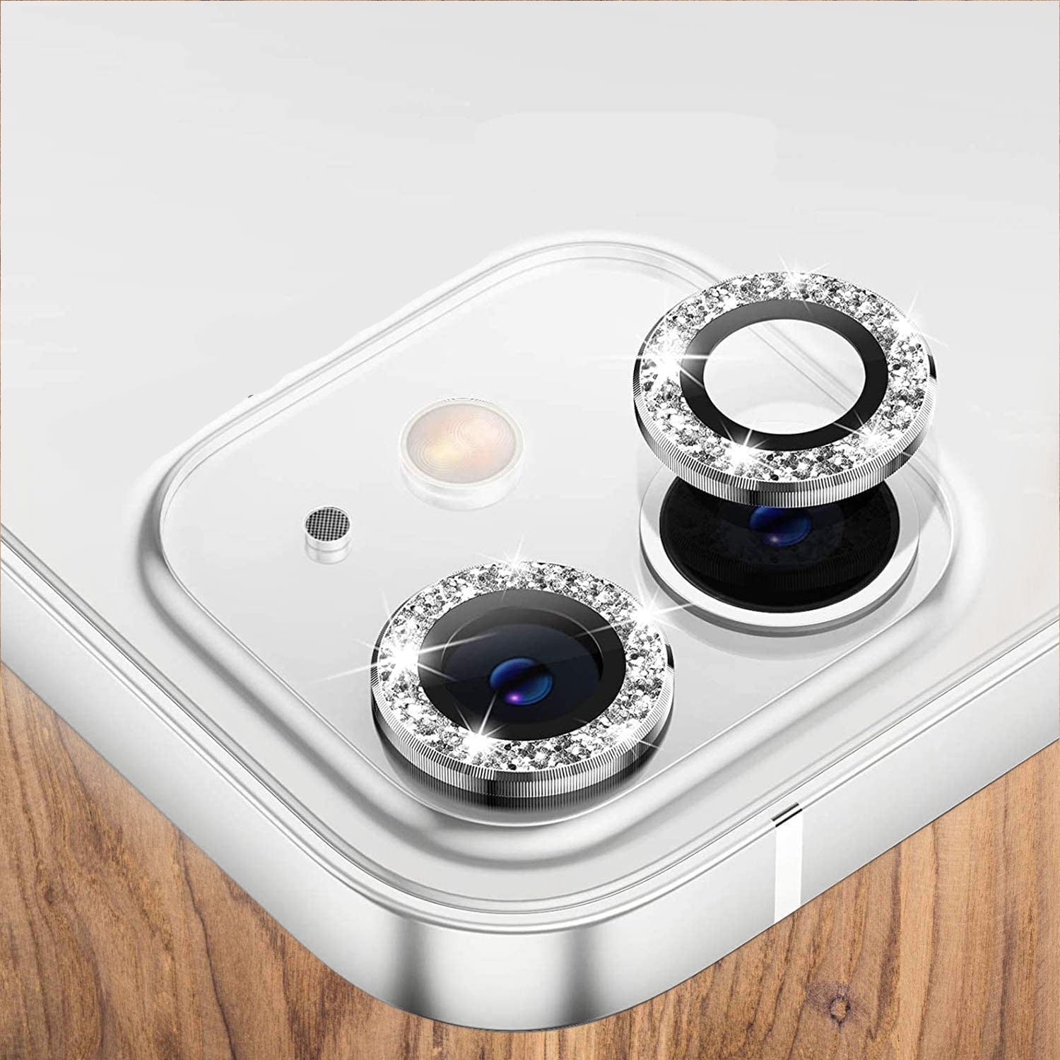 Premium Camera Rings for Apple iPhone 12 , Apple iPhone 12 Mini (SILVER , High Quality Camera Rings Pack of: 1)