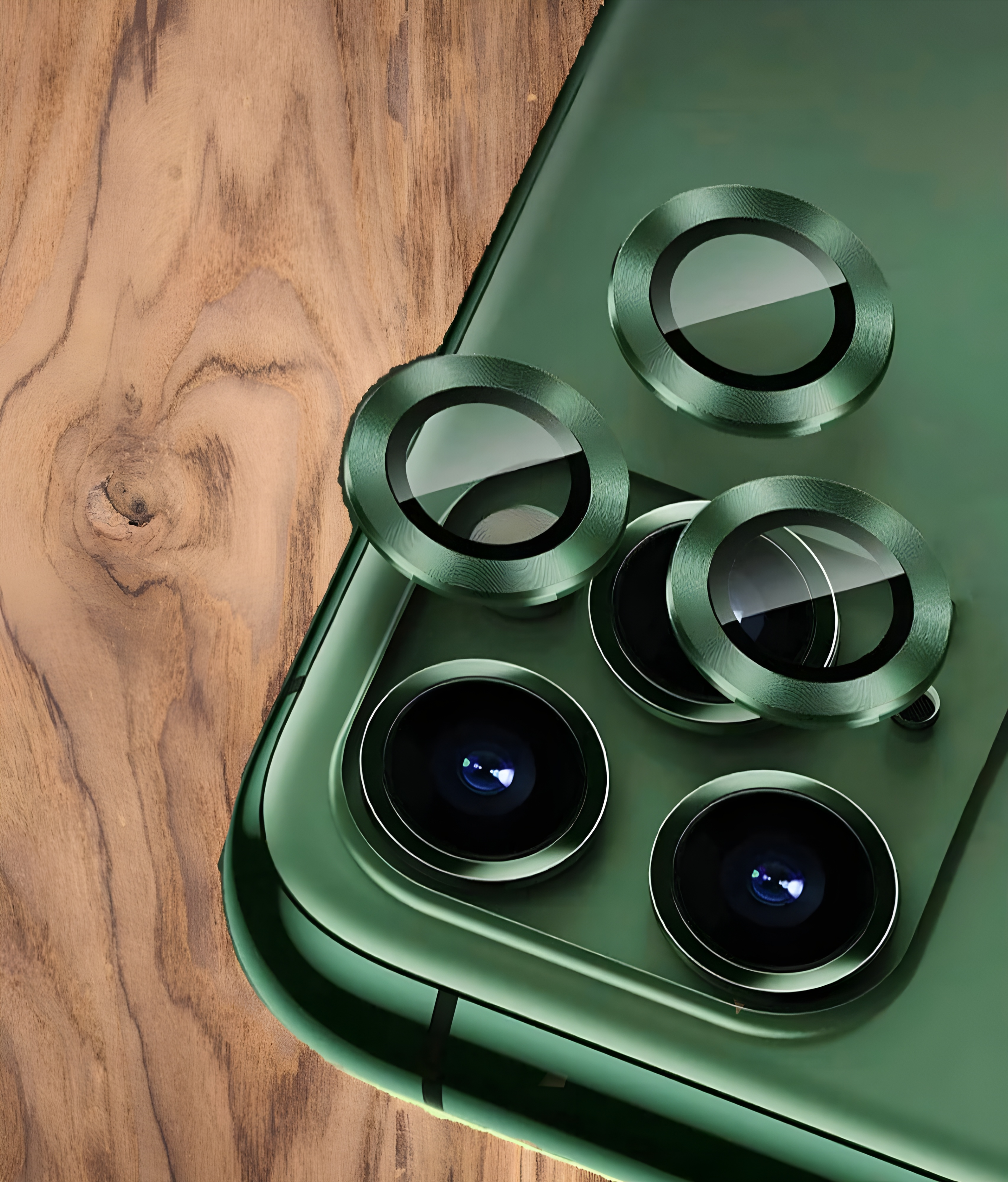 Premium Camera Rings for Apple iPhone 11 Pro, Apple iPhone 11 Pro Max  (GREEN , High Quality Camera Rings Pack of: 1)