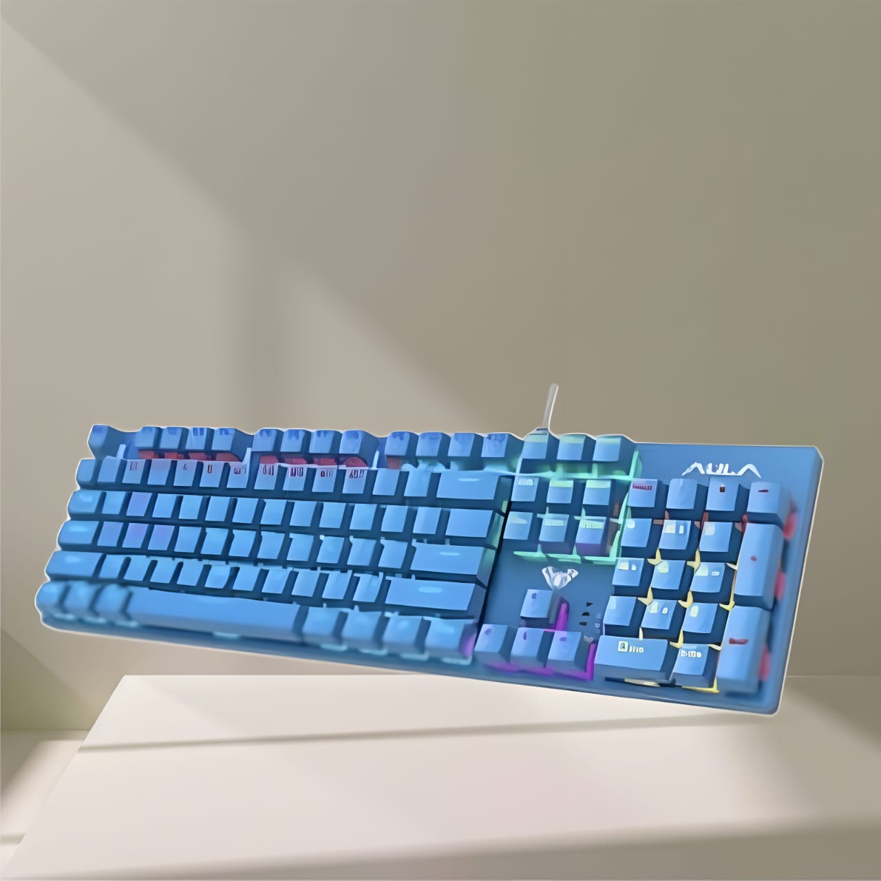 Aula S2022 Mechanical Wired USB Gaming
Keyboard Blue KEYBOARD(Open Box, 3 Months Warranty)