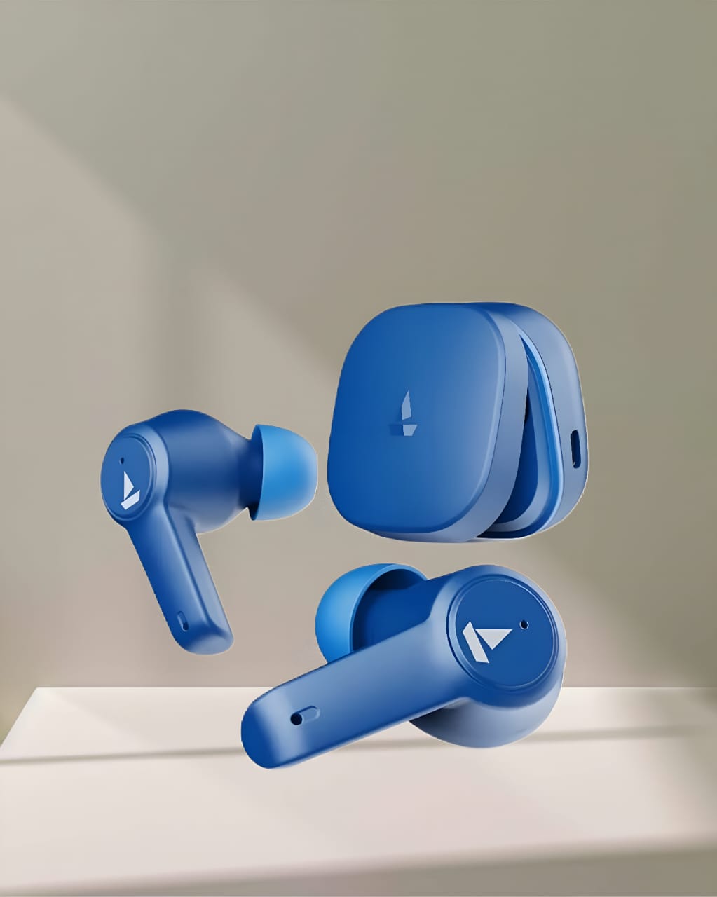 BoAt Airdopes 411 ANC Blue Thunder TWS ( Open Box , 3 Months Warranty )