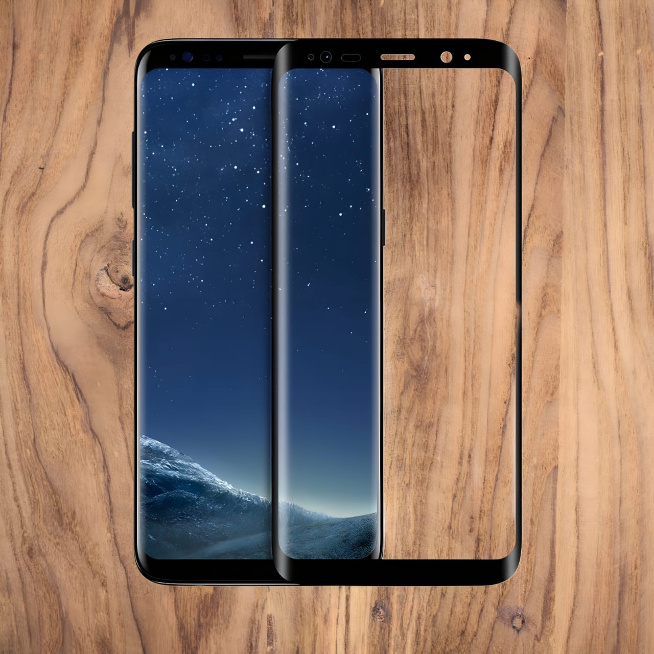 Premium Screen Protector for Samsung Galaxy S8 Screen Protector Ultra-Thin, HD Clarity, Edge-to-Edge Protection With Installation Kit (High Quality , Pack of 1)