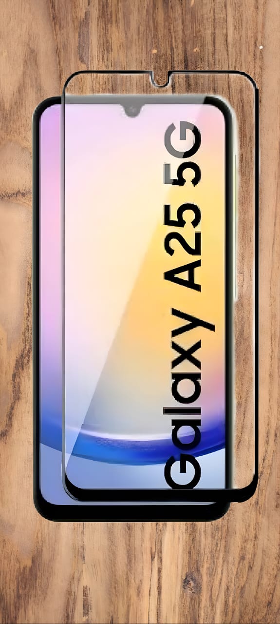 Premium Screen Protector for Samsung Galaxy A25 Screen Protector Ultra-Thin, HD Clarity, Edge-to-Edge Protection With Installation Kit (High Quality , Pack of 1)