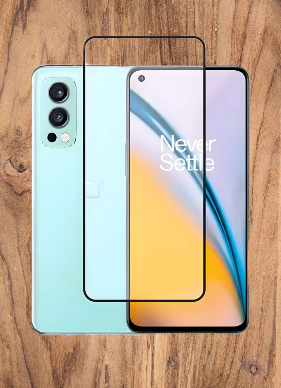 Premium Screen Protector for OnePlus Nord 2 Screen Protector Ultra-Thin, HD Clarity, Edge-to-Edge Protection With Installation Kit (High Quality , Pack of 1)