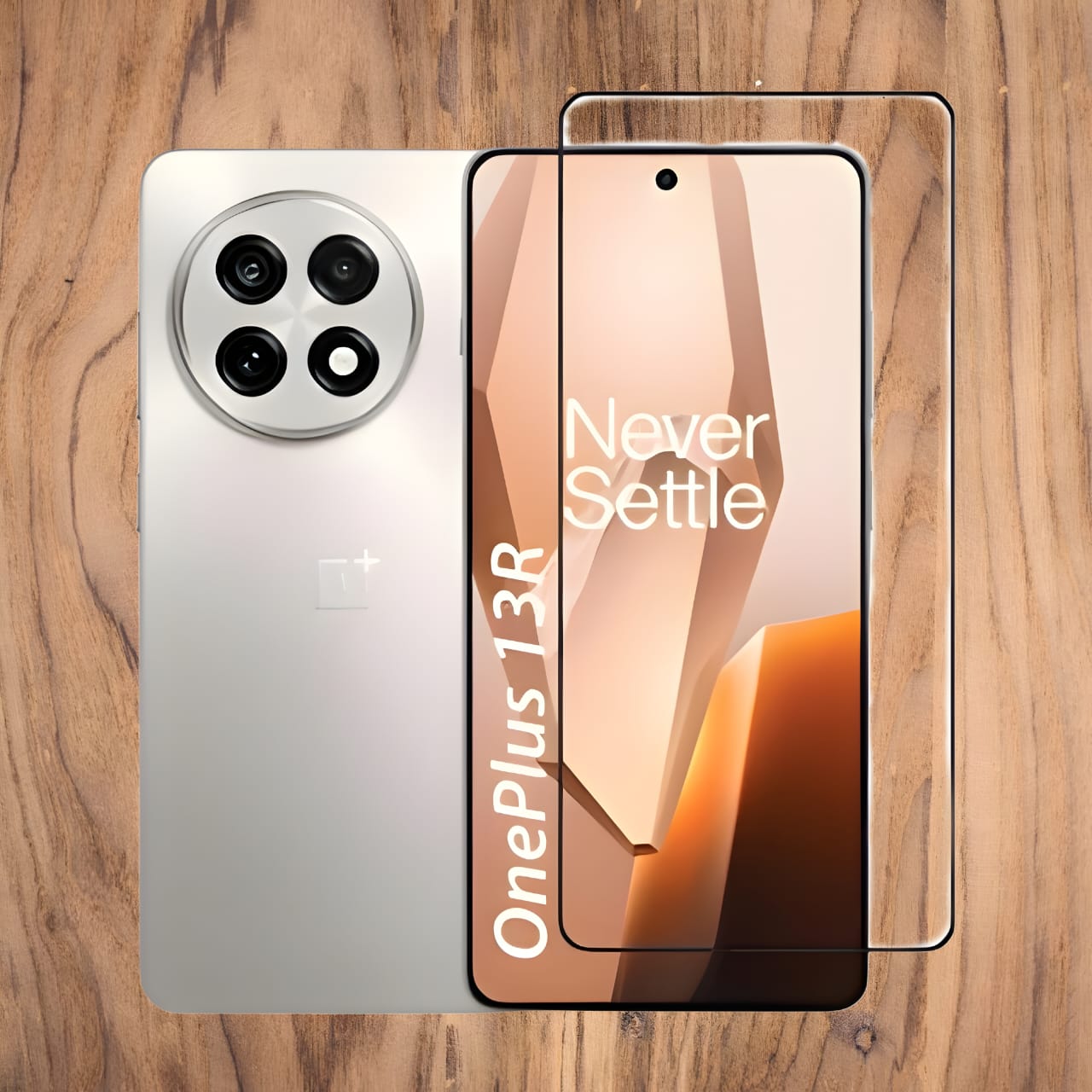 Premium Screen Protector for OnePlus 13R Screen Protector Ultra-Thin, HD Clarity, Edge-to-Edge Protection With Installation Kit (High Quality , Pack of 1)