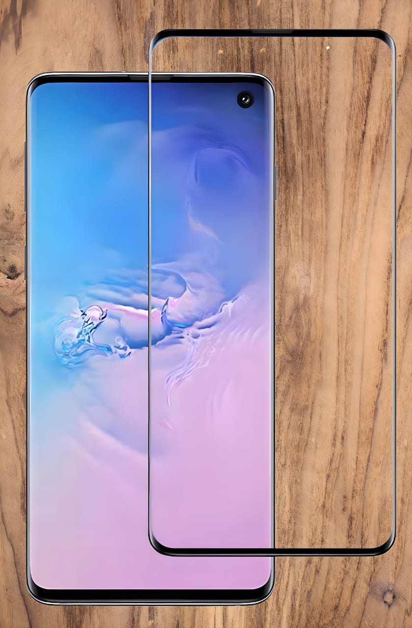 Premium Screen Protector for Samsung Galaxy S10 Screen Protector Ultra-Thin, HD Clarity, Edge-to-Edge Protection With Installation Kit (High Quality , Pack of 1)