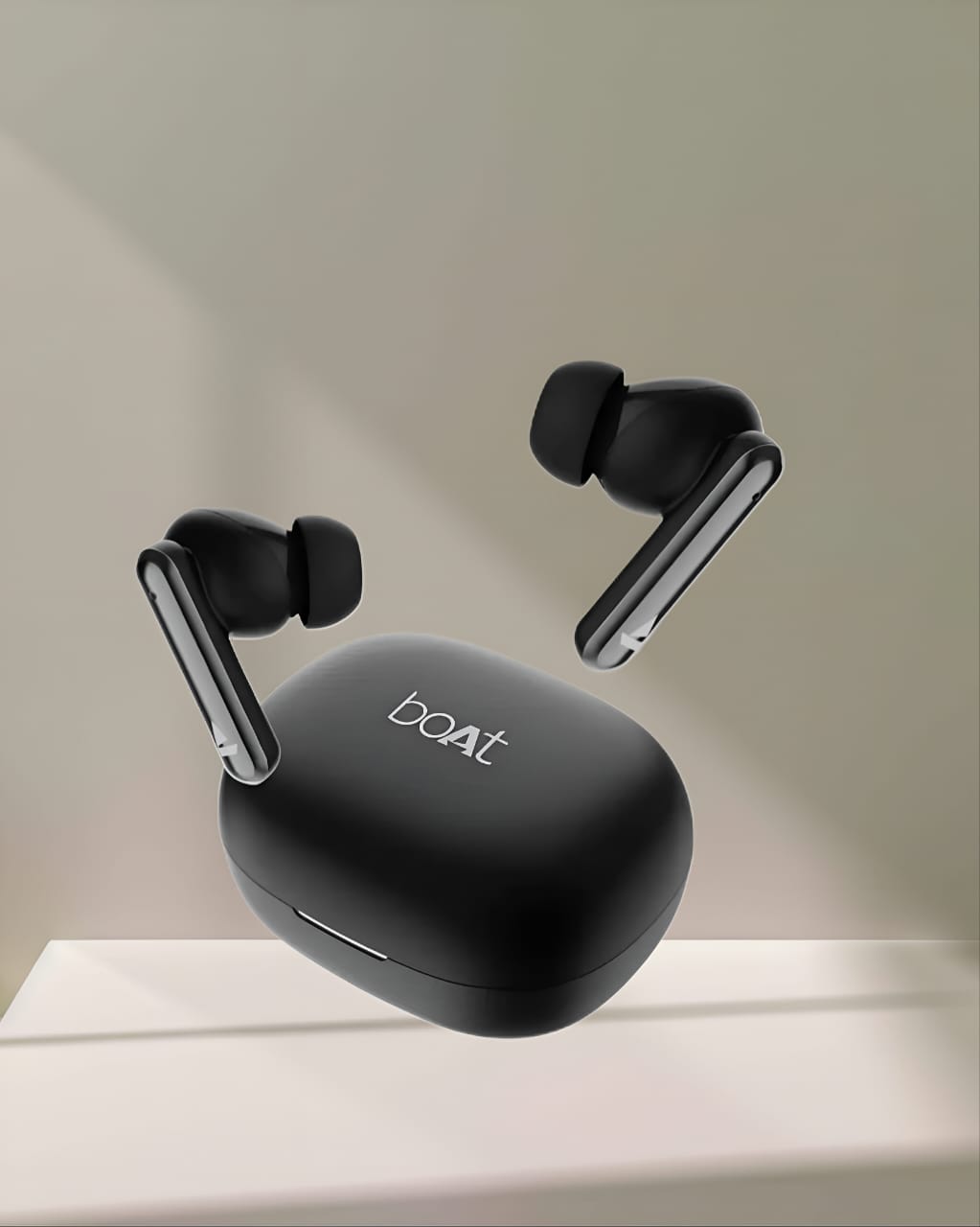 boAt Airdopes Bliss ANC Royal Black TWS ( Open Box , 3 Months Warranty )