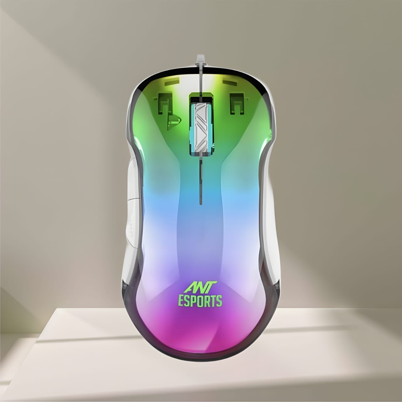 Ant Esports GM610 7D Crystal Full RGB, Instant 825
Chip, 7 Adjustable DP White MOUSE(Open Box, 3 Months Warranty)