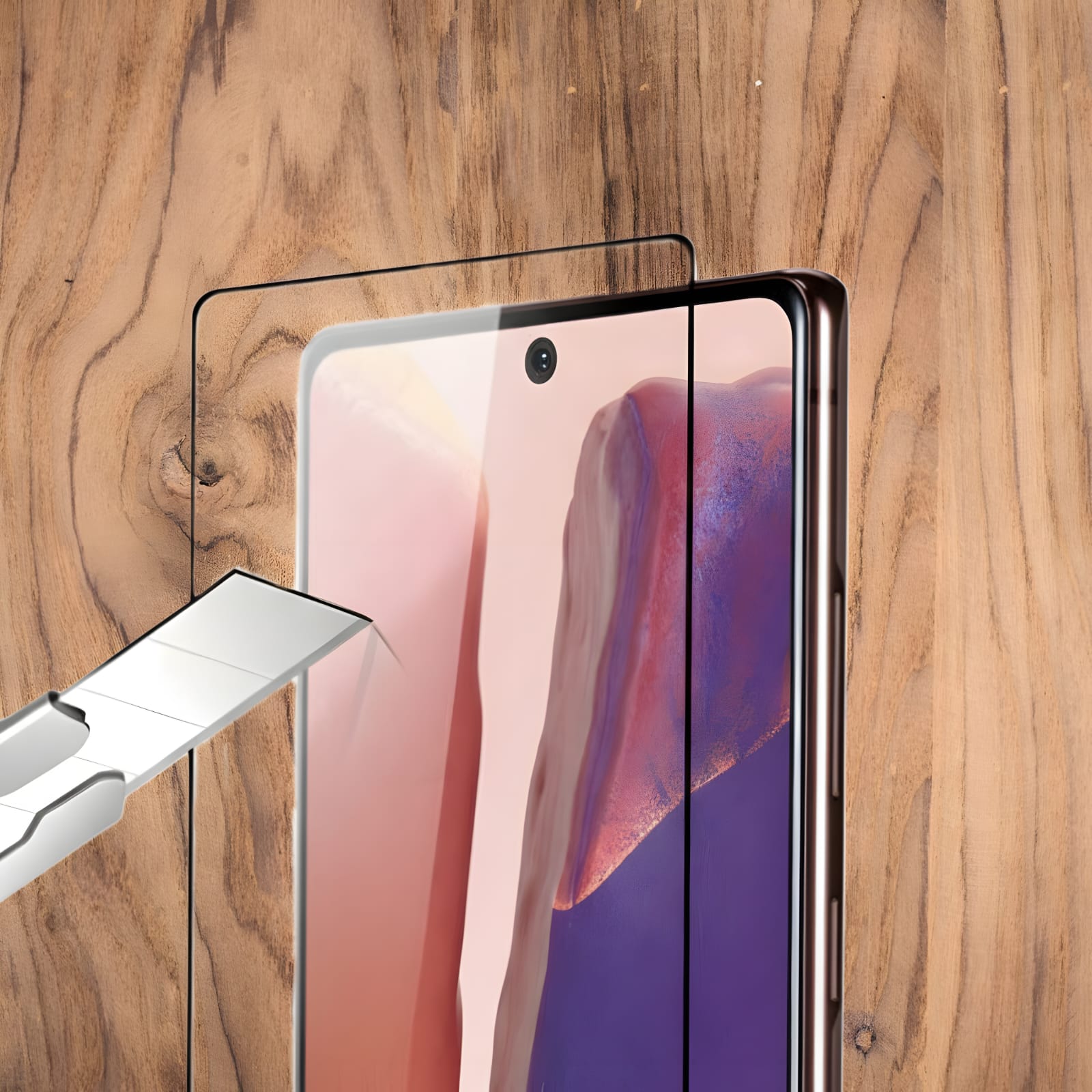 Premium Screen Protector for Samsung Galaxy Note 20 Screen Protector Ultra-Thin, HD Clarity, Edge-to-Edge Protection With Installation Kit (High Quality , Pack of 1)