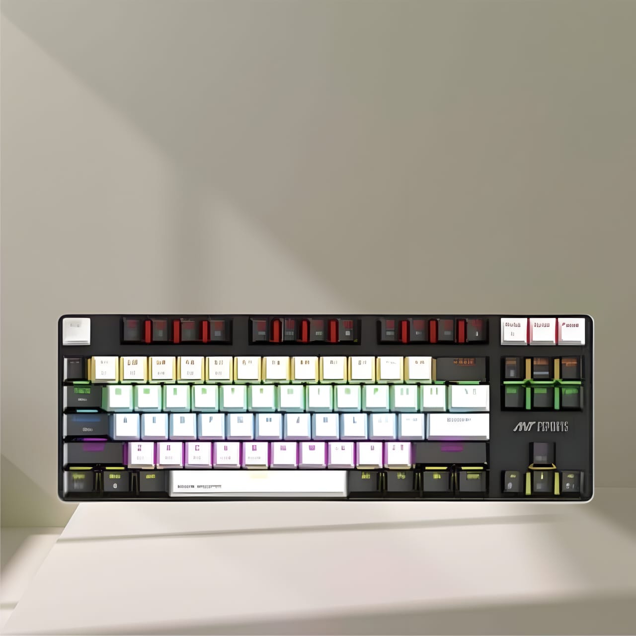 Ant Esports MK4500 Pro Ant Esports TKL I Red Switch 87 Keys Me Black KEYBOARD(Open Box, 3 Months Warranty)