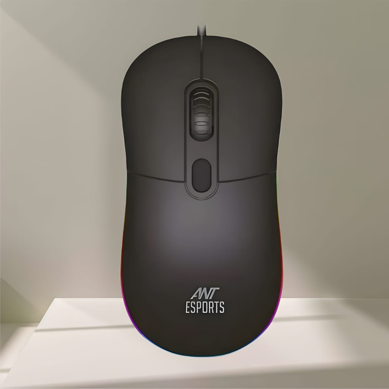 Ant Esports GM40 /RGB LED, Lightweight (115 gms) ,Ergonomic Black MOUSE(Open Box, 3 Months Warranty)