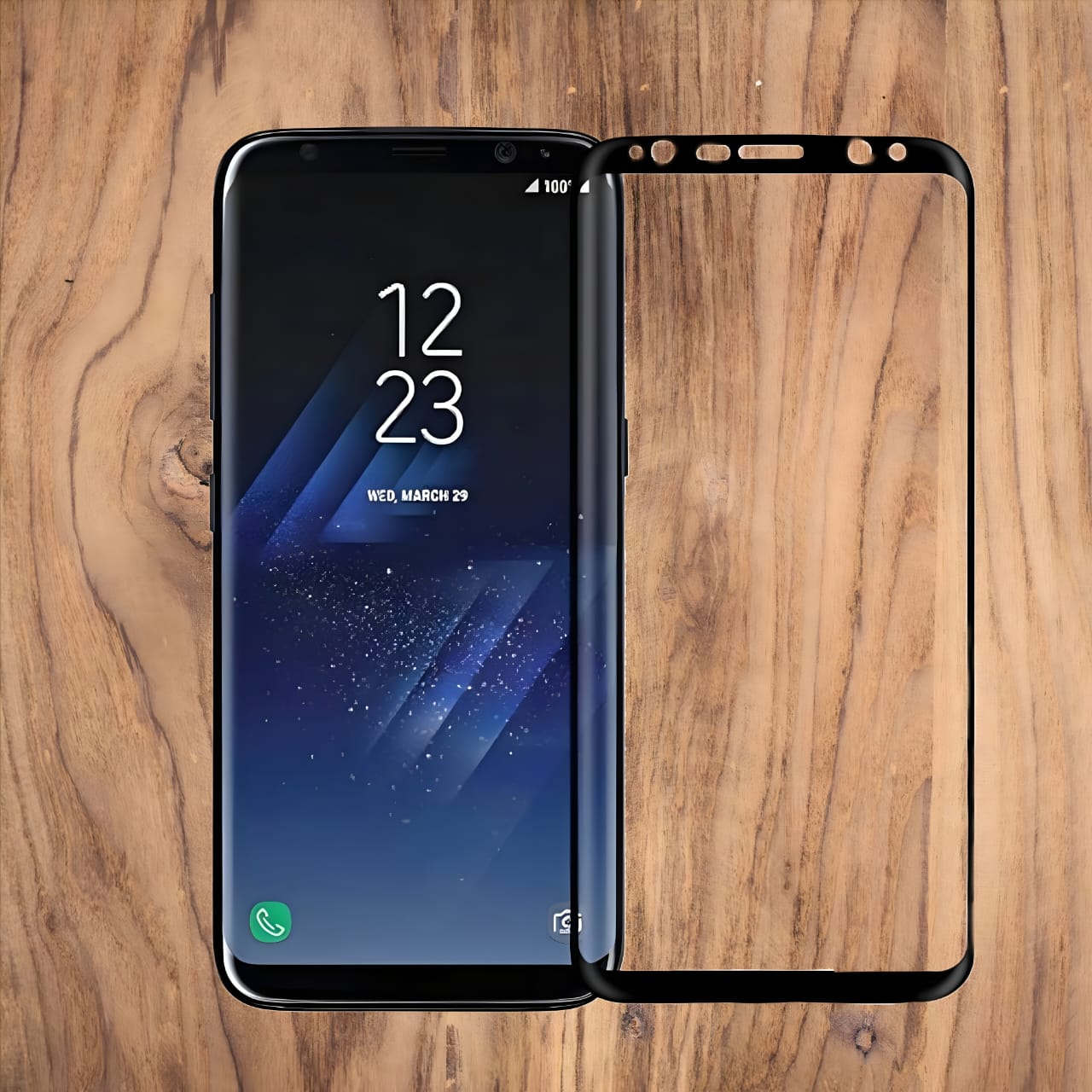 Premium Screen Protector for Samsung Galaxy S8 Plus Screen Protector Ultra-Thin, HD Clarity, Edge-to-Edge Protection With Installation Kit (High Quality , Pack of 1)