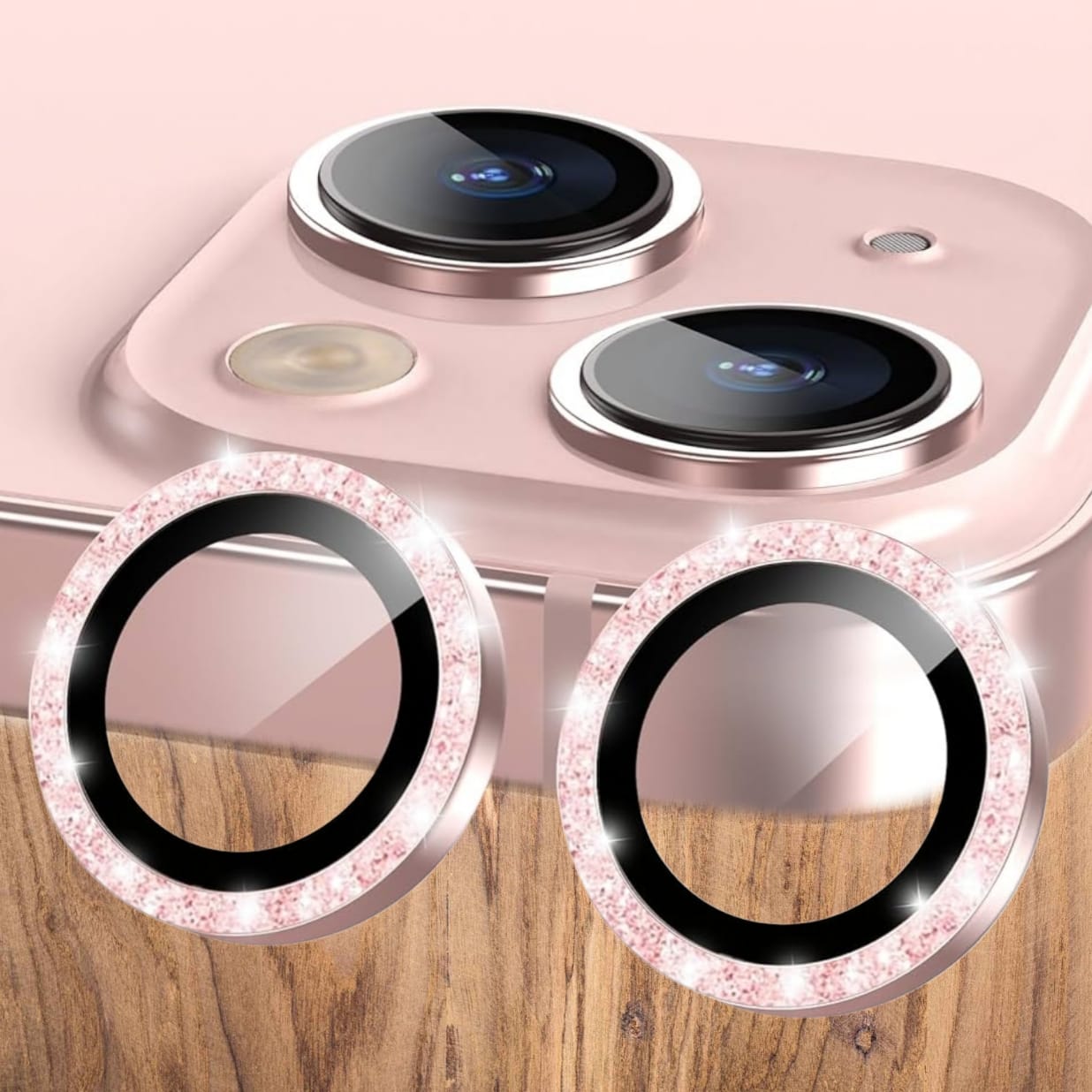 Premium Back Camera Lens Ring Guard Protector for Apple iPhone 13 , Apple iPhone 13 Pro New Design Camera Lens Protector ( high Quality , Pack of: 1 )