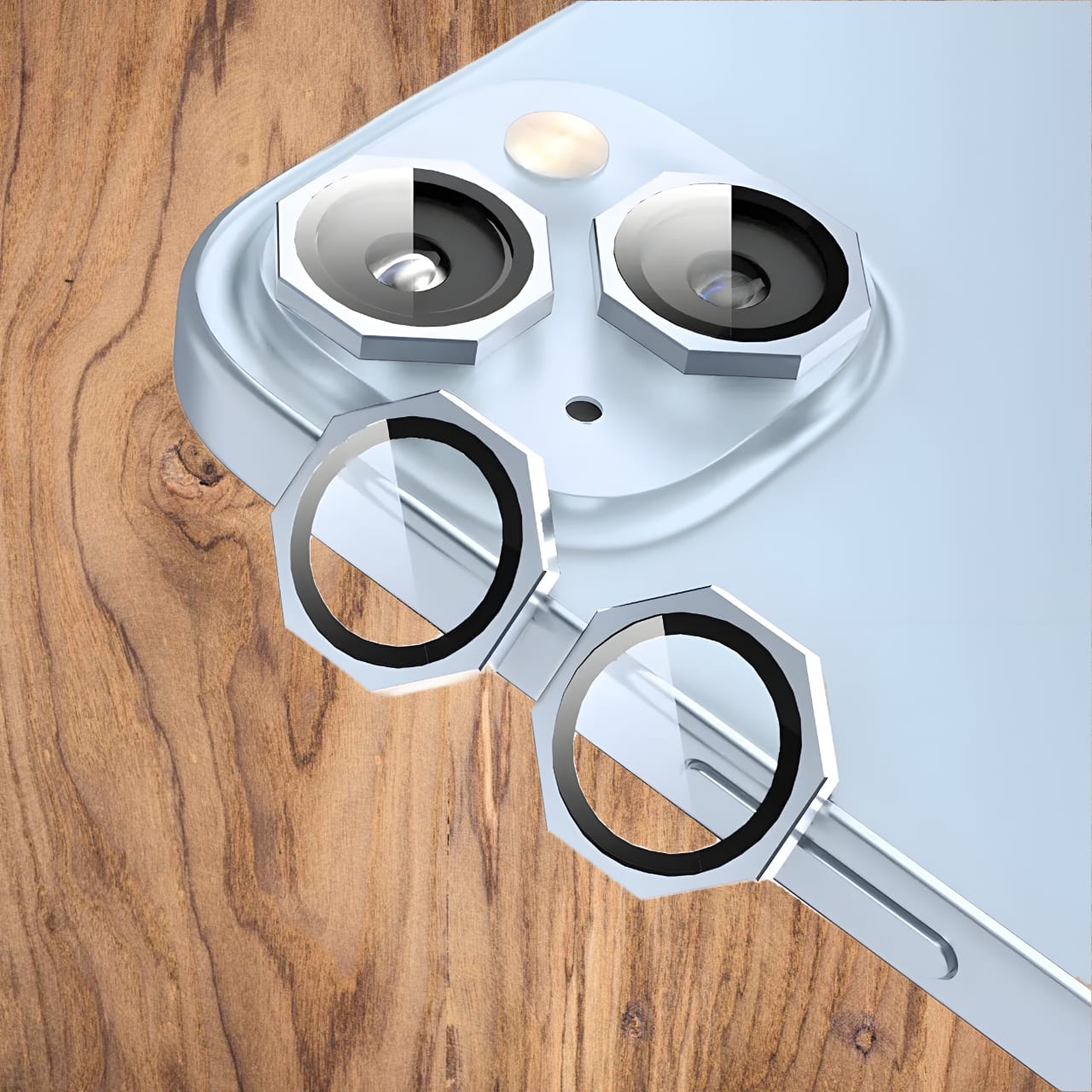 Premium Back Camera Lens Ring Guard Protector for Apple iPhone 14 , Apple iPhone 14 Plus New Design Camera Lens Protector ( high Quality , Pack of: 1 )