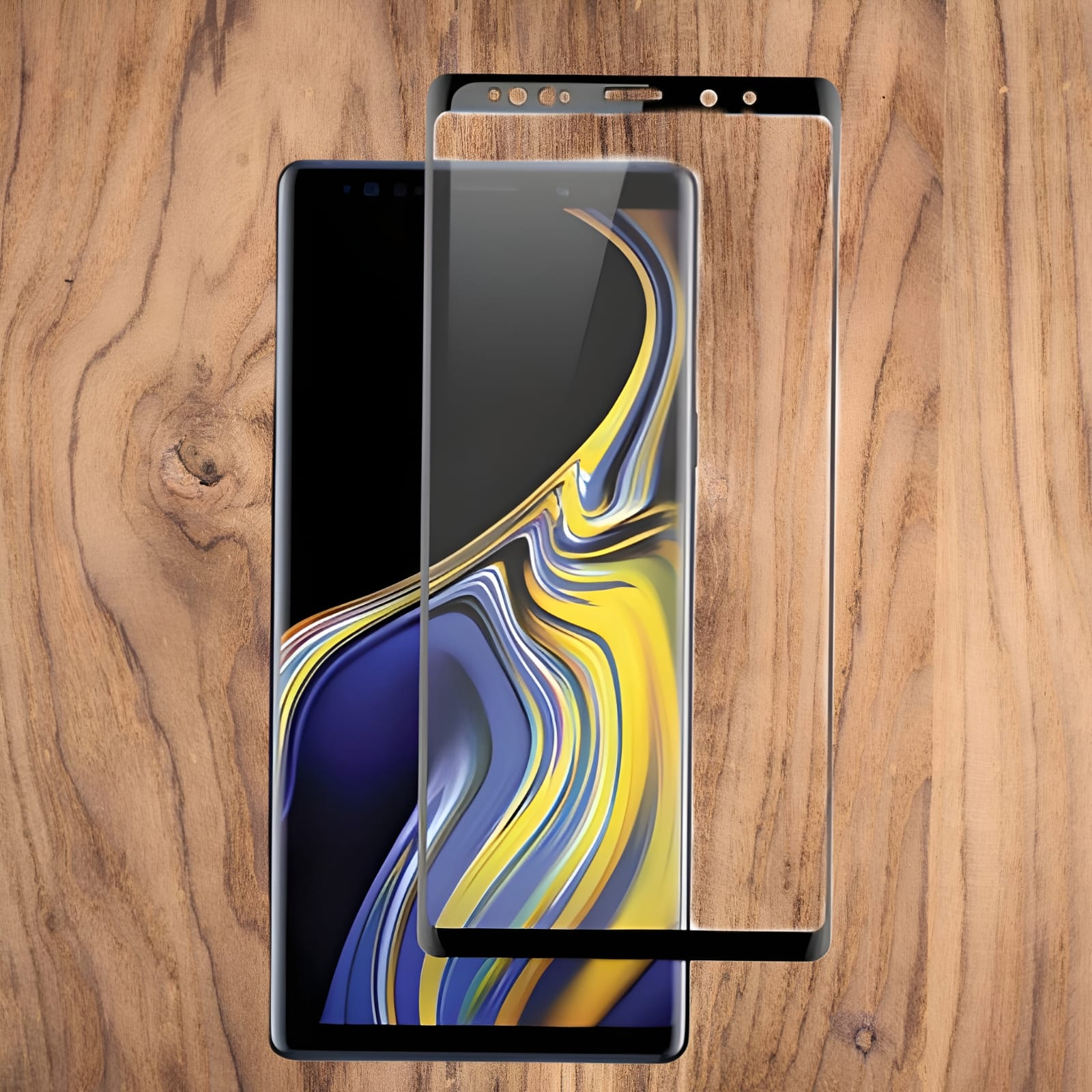 Premium Screen Protector for Samsung Galaxy Note 9 Screen Protector Ultra-Thin, HD Clarity, Edge-to-Edge Protection With Installation Kit (High Quality , Pack of 1)