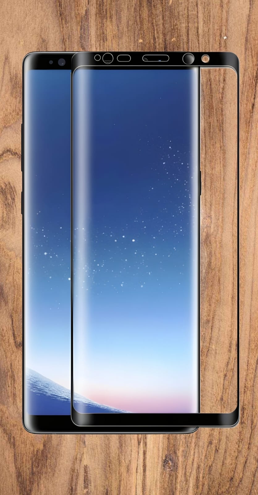 Premium Screen Protector for Samsung Galaxy Note 8 Screen Protector Ultra-Thin, HD Clarity, Edge-to-Edge Protection With Installation Kit (High Quality , Pack of 1)