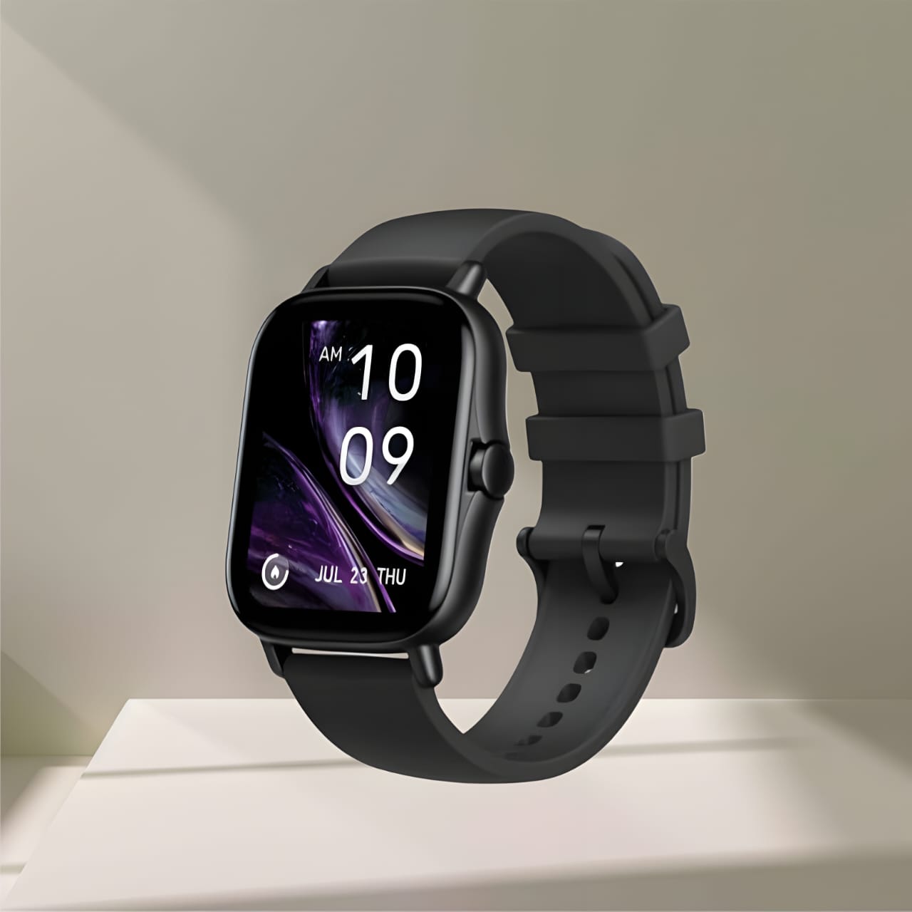 Amazfit GTS 2 Amold Dispaly long lasting battery | Midnight Black SMART WATCH(Open Box, 3 Months Warranty)