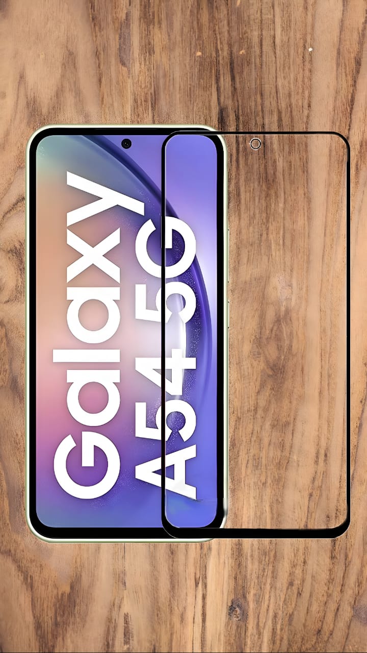 Premium Screen Protector for Samsung Galaxy A54 Screen Protector Ultra-Thin, HD Clarity, Edge-to-Edge Protection With Installation Kit (High Quality , Pack of 1)