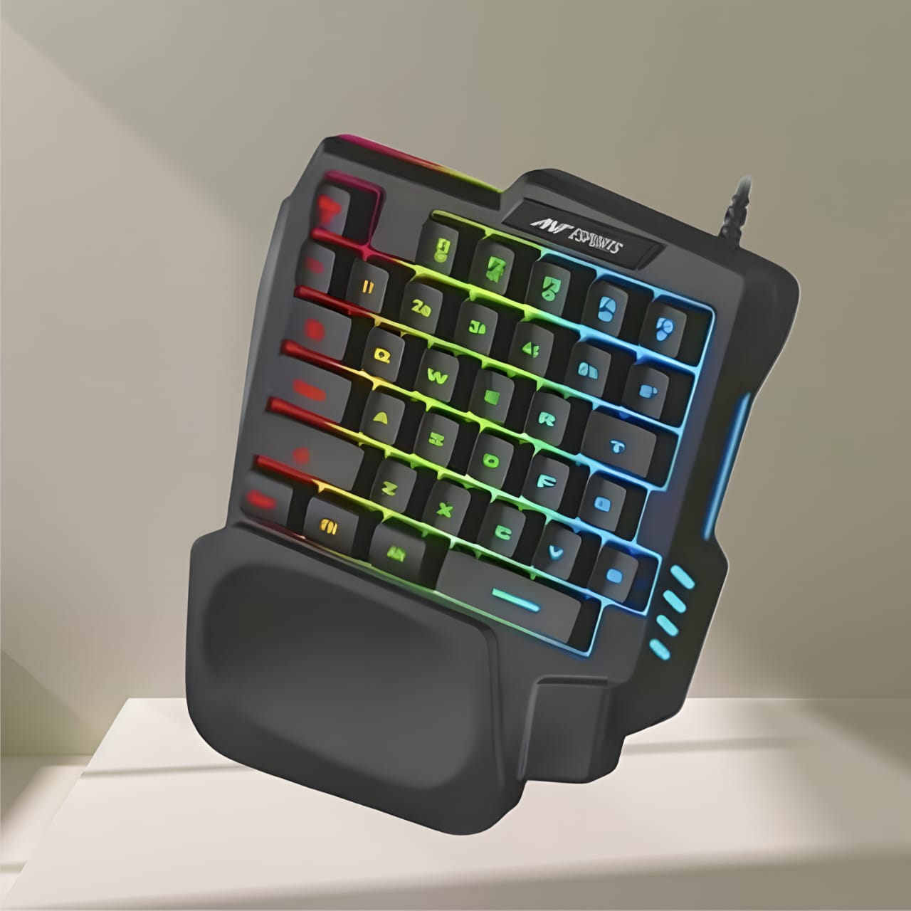 Ant Esports MK1001 One Handed RGB backlit Black KEYBOARD(Open Box, 3 Months Warranty)
