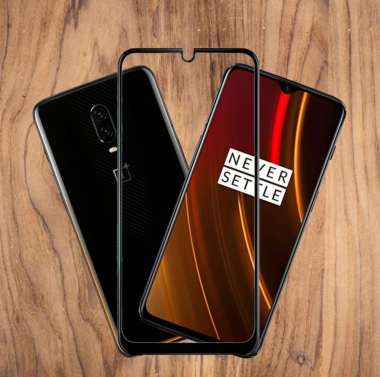 Premium Screen Protector for OnePlus 6T , OnePlus 7  Screen Protector Ultra-Thin, HD Clarity, Edge-to-Edge Protection With Installation Kit (High Quality , Pack of 1)