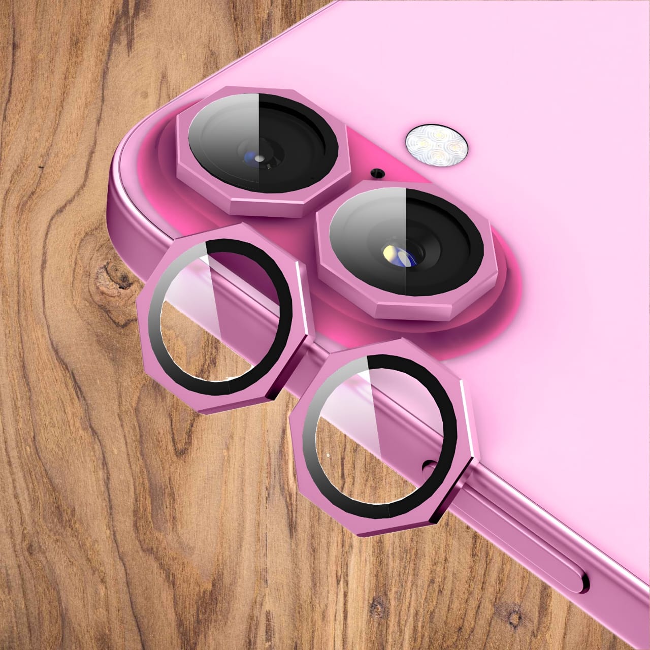 Premium Back Camera Lens Ring Guard Protector for Apple iPhone 16 New Design Camera Lens Protector ( high Quality , Pack of: 1 )