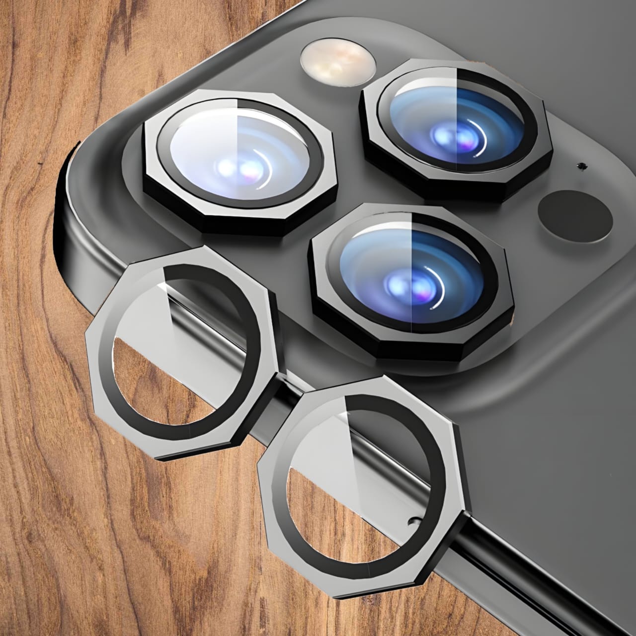 Premium Back Camera Lens Ring Guard Protector for Apple iPhone 13 Pro Max , Apple iPhone 13 Pro New Design Camera Lens Protector ( high Quality , Pack of: 1 )