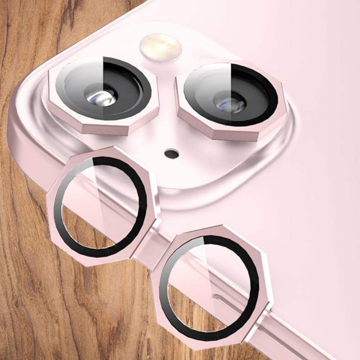 Premium Back Camera Lens Ring Guard Protector for Apple iPhone 15 , Apple iPhone 15 Plus New Design Camera Lens Protector ( high Quality , Pack of: 1 )