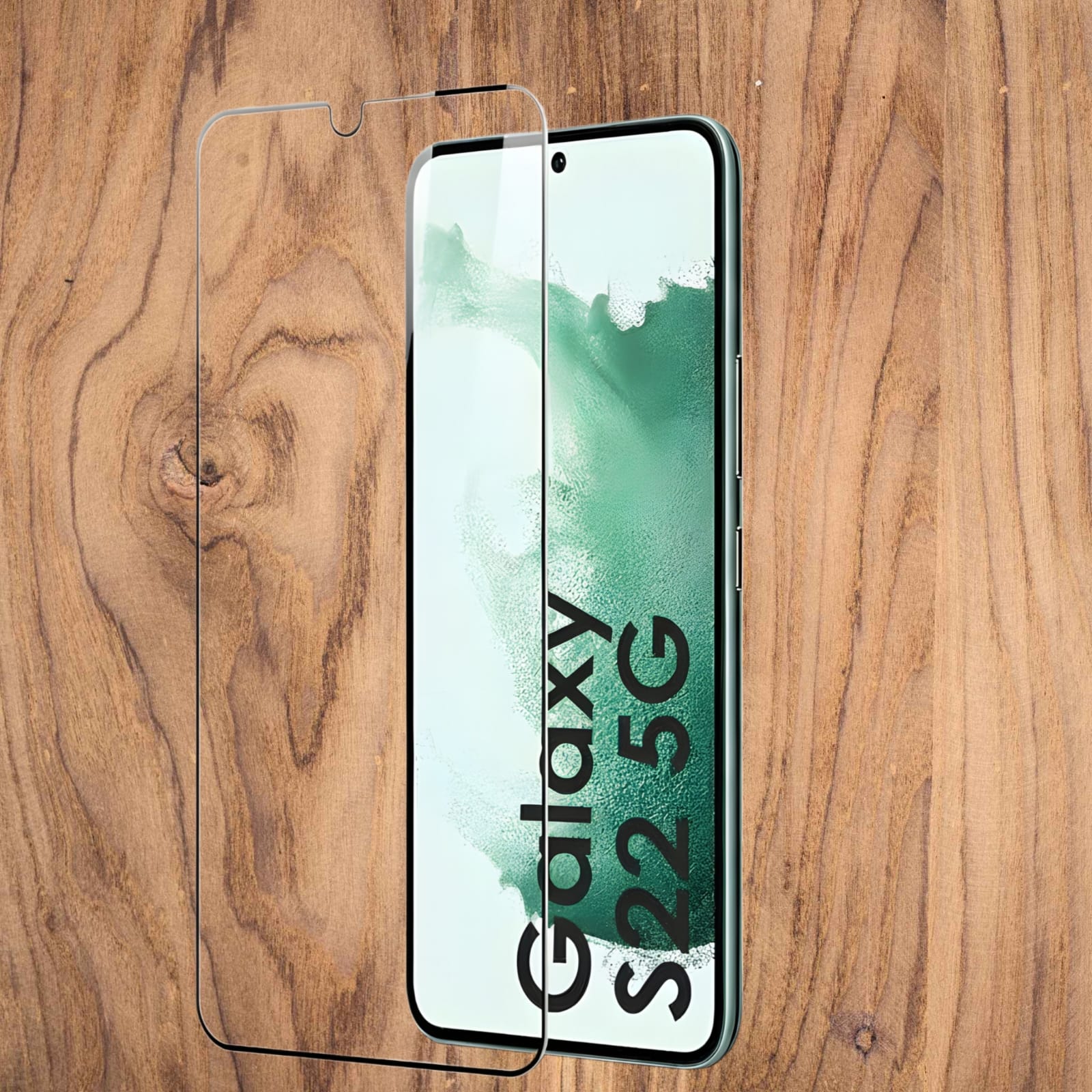 Premium Screen Protector for Samsung Galaxy S22 Screen Protector Ultra-Thin, HD Clarity, Edge-to-Edge Protection With Installation Kit (High Quality , Pack of 1)