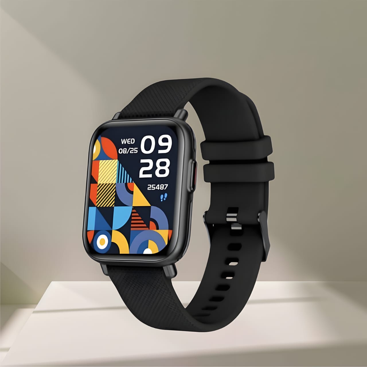 CrossBeats IGNITE-SPECTRA PLUS AMOLED with
BT Calling, 150 Mu Black SMART WATCH(Open Box, 3 Months Warranty)