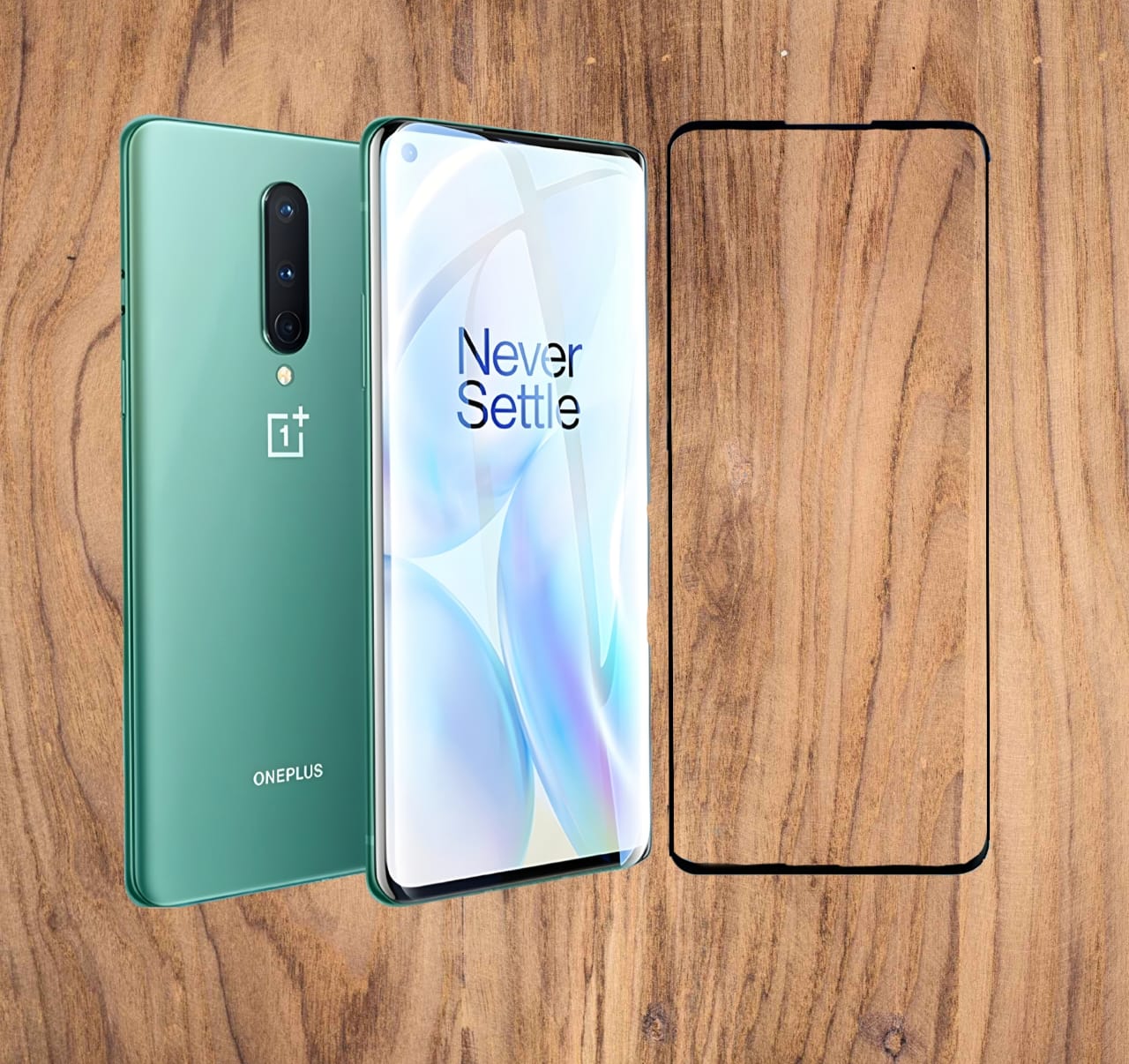 Premium Screen Protector for OnePlus 8 Screen Protector Ultra-Thin, HD Clarity, Edge-to-Edge Protection With Installation Kit (High Quality , Pack of 1)